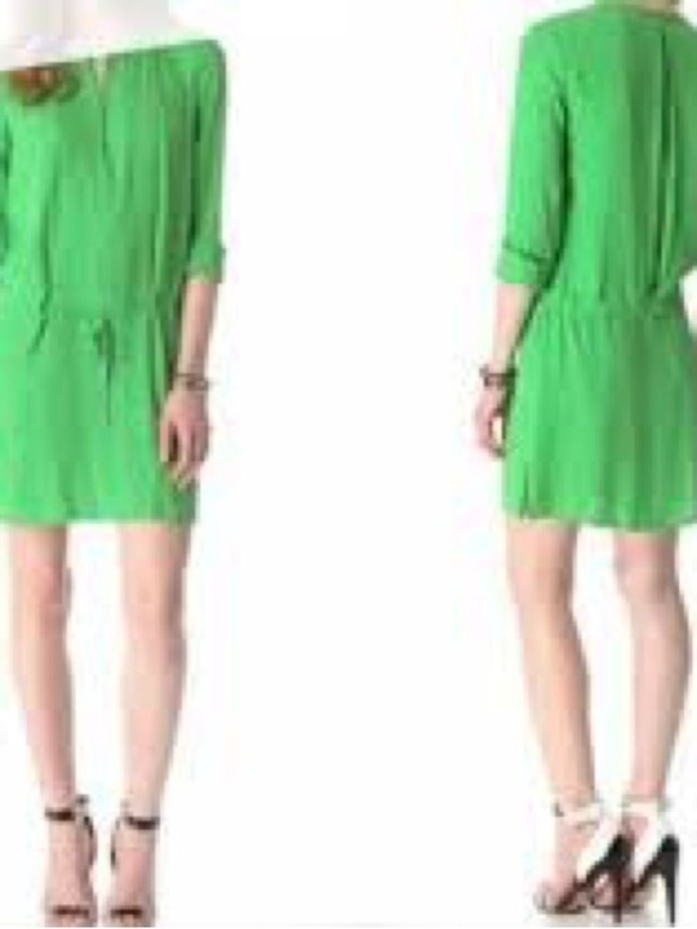 Diane Von Ferstenberg Women's Drawstring Dress 4 Rayon/Silk
